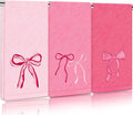 3Pcs Pink Bow Hand Towels Coquette Cotton Embroidered Decorative Towels by FYSUIMU