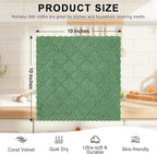 Homaxy 12 Pack Kitchen Dish Cloths, Super Soft and Absorbent Coral Velvet Dish - Image 5
