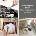 Vigar Felix Cat-Shaped Soap Dispensing Dish Brush, Dish Brush - Image 7