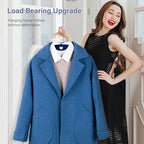 IEOKE Velvet Hangers 50 Pack: Felt Clothes Hangers Heavy Duty Shirt Sweater - Image 6
