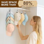 Myfolrena Hanger Clips for Hanging Heavy Duty Clothes Hooks Clips 18pc Clothes - Image 2
