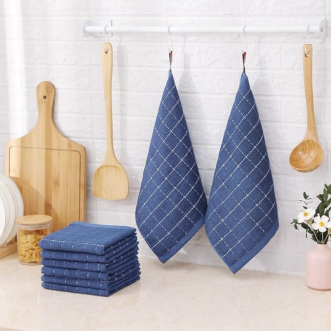 Mordimy 100% Cotton Terrycloth Kitchen Towels and Dishcloths Sets, Soft and - Image 7