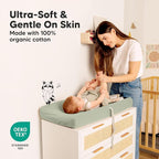 2-Pack Organic Changing Pad Covers - Image 3