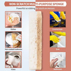HOMERHYME Natural Dish Sponge 48 Pack, Non-Scratch Scrub Sponge, Eco - Image 3