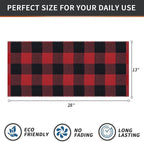 Homaxy 100% Cotton Waffle Weave Check Plaid Kitchen Towels, 13 x 28 Inches - Image 7