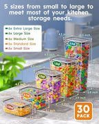 30 PCS Airtight Food Storage Containers - Image 2