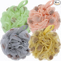 Bath Loofah Shower Sponge Body Back Scrubber Soft Mesh Shower Puffs Exfoliating by BCKENEY