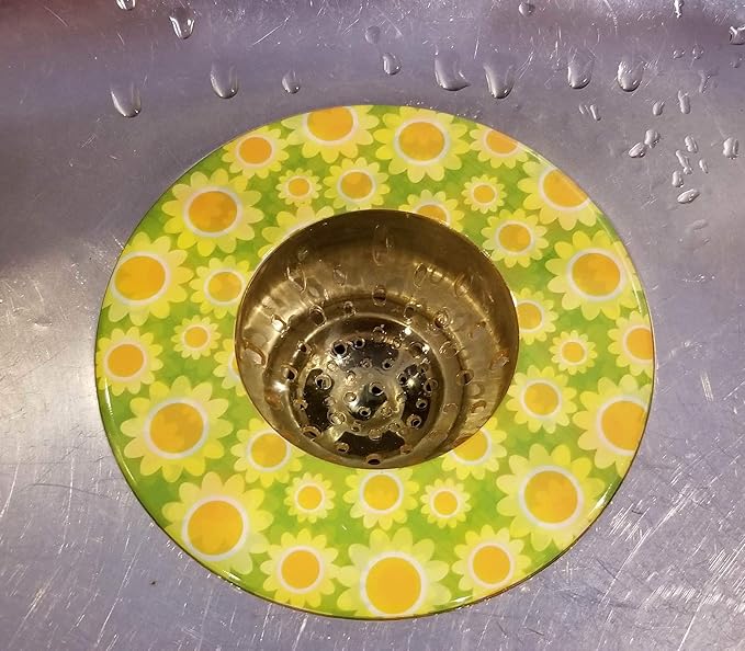 Handy Housewares 5.25" Diameter Decorative Designer Pattern Kitchen Sink - Image 2