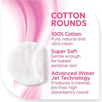 Simply Soft Premium Cotton Rounds, 100% Pure Cotton, Absorbent Cotton Pads - Image 10
