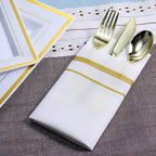 FOCUSLINE 200 Linen Feel Disposable Bathroom Napkins, Soft and Absorbent Paper - Image 6