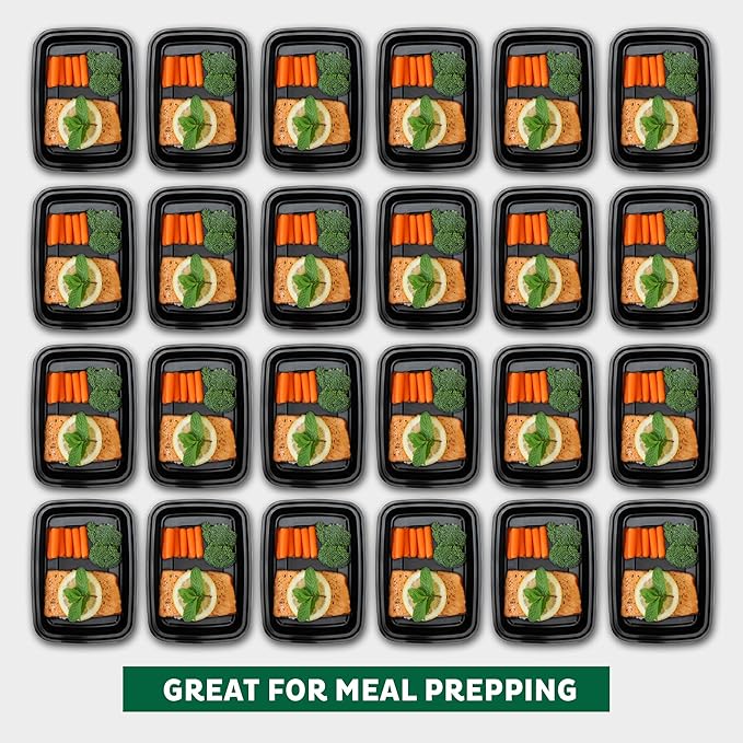 Freshware Meal Prep Containers 15 Count Compartment Food Storage Containers - Image 3