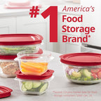 Rubbermaid EasyStore Rectangle, and Round Containers, 34-Piece Set, Food - Image 5
