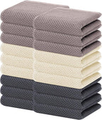 Homaxy 100% Cotton Waffle Weave Kitchen Dish Towels, Ultra Soft Absorbent Quick by Homaxy