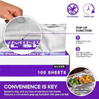 Pre-cut Deli Aluminum Foil Sheets, Disposable Foil Sheets - Image 4