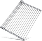 Tomorotec 21" x 15.5" Roll Up Dish Drying Rack Over Sink Drying Rack Sink Cover by Tomorotec
