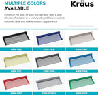 Kraus Multipurpose Workstation Sink Roll-Up Dish Drying Rack, Colander and - Image 11