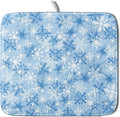 Winter Snowflake Dish Drying Mat by Kawani