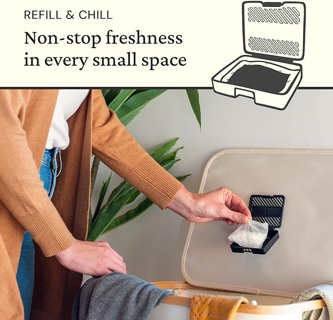 Fresh Wave Lemon Odor Eliminating & Deodorizing Packs | Bag of 6 & Fresh Pod - Image 5