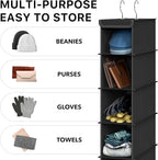 Simple Houseware 2 Pack 10 Shelves Hanging Organizer - Image 6