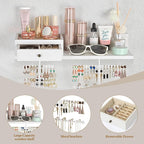 VINAEMO Jewelry Organizer Hanging Wall Mounted Jewelry Holder - Image 5
