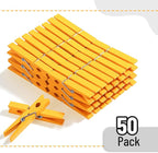 Mr. Pen- Wooden Clothes Pins, Natural Wood, 50 Pack, 2.9 Inch, Rust Resistant - Image 2
