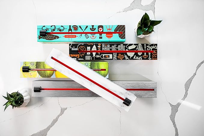 ChicWrap Carrara Marble Refillable Foil Dispenser - Image 6
