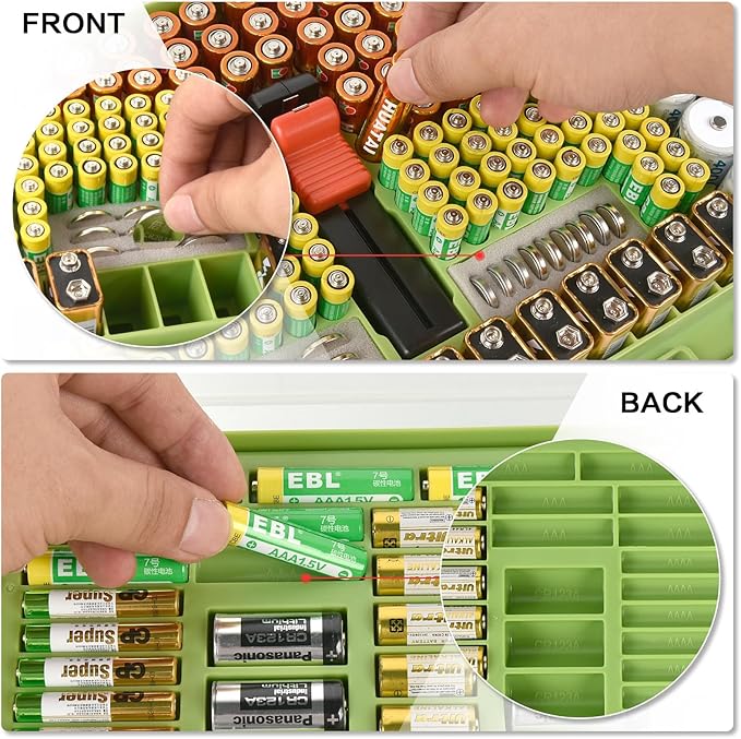 Battery Organizer Storage Holder Case - Image 4