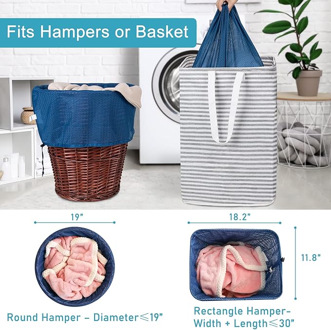 Polecasa Heavy Duty Extra Large Mesh Laundry Bags - Image 4