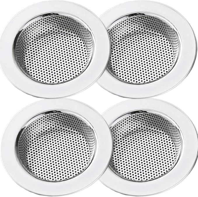 LASSHSWA Kitchen Sink Strainer Stainless Steel, Kitchen Sink Drain by LASSHSWA