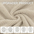 VOOVA & MOVAS Bath Towel Set, Large 30" x 56" - Image 2