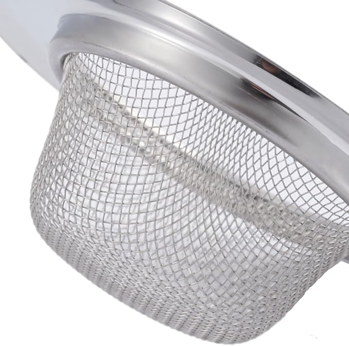 Mtsooning 2PCS Kitchen Sink Strainer, 3.5" Diameter Stainless Steel Drain Cover - Image 8
