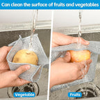 6Pack Multipurpose Wire Dishwashing Rags, Upgrade Non Scratch Wire Dishcloth - Image 3