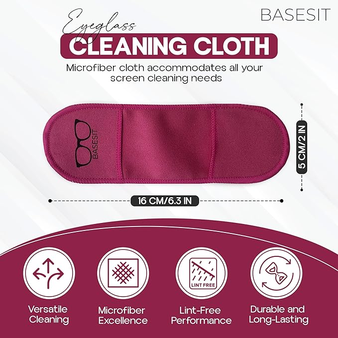 Eyeglass Cleaning Cloth, 4 Pack, Eyeglass Cleaning Wipes, Lens Wipes - Image 2