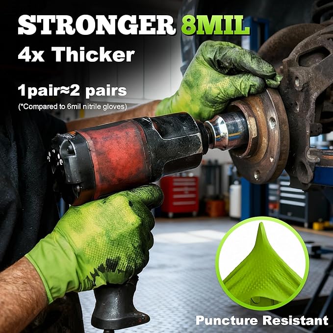 TitanFlex Heavy Duty Industrial Nitrile Gloves - Image 2