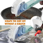 Soap Dispensing Replacement Dish Brush Storage Set - Image 3