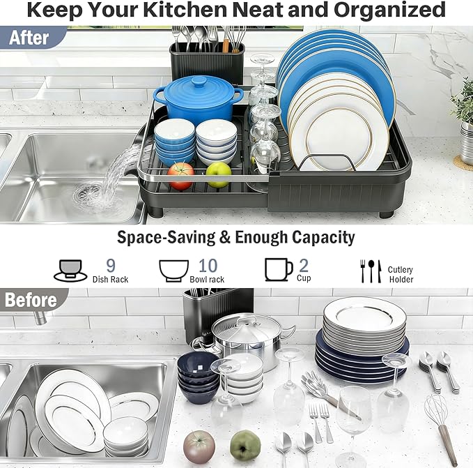 Dish Drying Rack – Expandable Dish Rack - Image 5