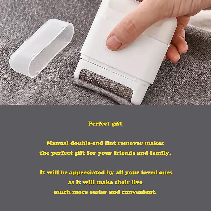 Manual Double-end Lint Remover, Portable Clothes Hair Ball Trimmer, Mini - Image 7
