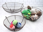 RSVP International Hanging Storage Collection 3-Tier Baskets, Bronze Woven Wire - Image 9