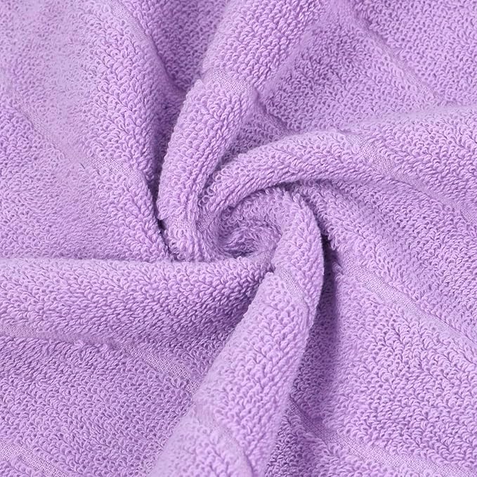 2-Piece Cotton Hand Towels Lavender, Ultra Soft and Highly Absorbent Towels - Image 5