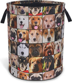 Cute Dog Laundry Basket Animal Pet Oxford Cloth Laundry Hamper by Unknown