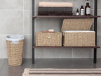 StorageWorks Wicker Waste Basket, Handwoven Seagrass Trash Can - Image 7
