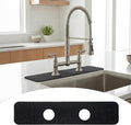 Faucet Mat for Kitchen Sink 2 Holes: 23.5’’Lx4.5’’W Splash Guard Fits 8 Inch by EazziSwitch