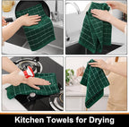 Mordimy 100% Cotton Terry Cloth Kitchen Towels, Super Soft and Absorbent Dish - Image 4