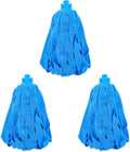 Microfiber Cloth String Mop Head Refill, Loop End Screw On Mop Head Compatible by EaseYourDay