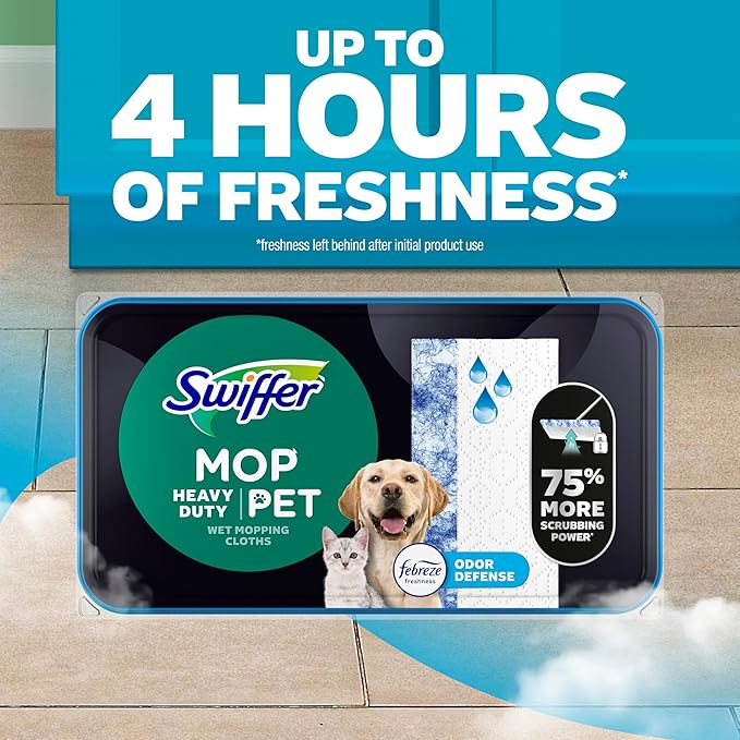 Swiffer Heavy Duty Mop Wet Multi-Surface Cloth Refills - Image 5
