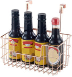 Wire Hanging Storage Basket 2 Packs, Wall Mounted Kitchen Bathroom Storage - Image 5