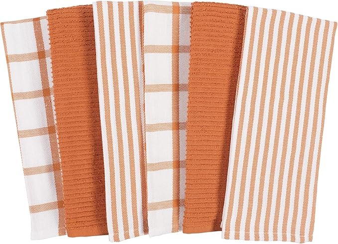 KAF Home Premium Kitchen Towels, Large 100% Cotton, Flat & Terry Absorbent Dish - Image 5