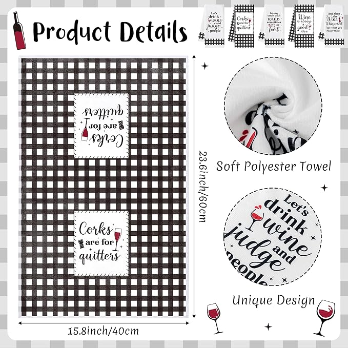 R HORSE Funny Kitchen Dish Towels - Image 2