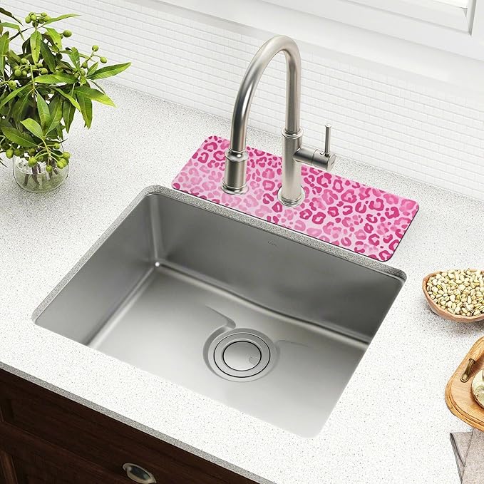 Kitchen Sink Splash Guard 1 PC 30 Inch Sink Faucet Mat Splash Guard - Image 6