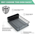 SunnyPoint 304 Stainless Steel Dish Drying Rack - Image 4